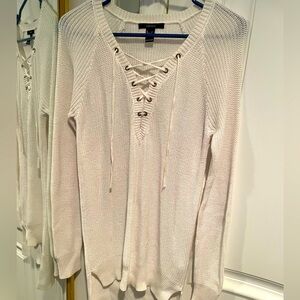 Forever 21 white sweater